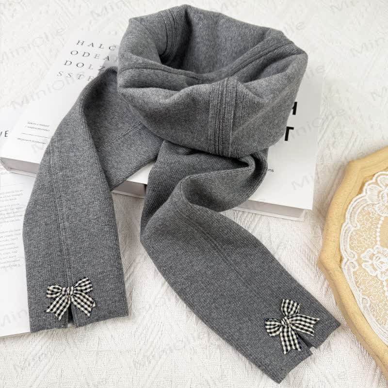 Toddler Girl Bow Trim Leggings - Gray - 12-14T - image 2