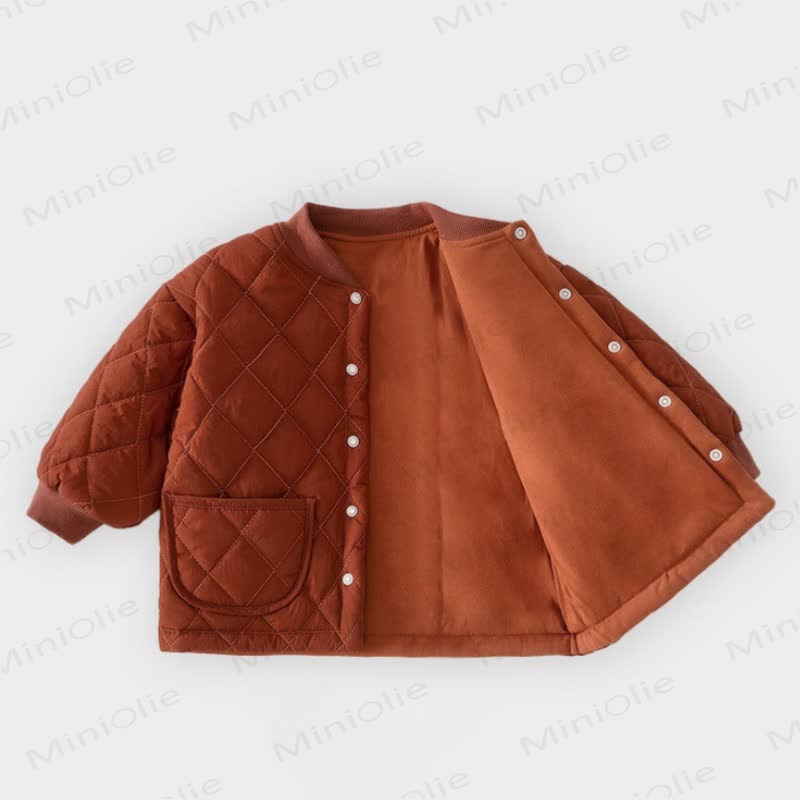 Toddler Warm Quilted Bear Badge Jacket and Pants Set - image 6