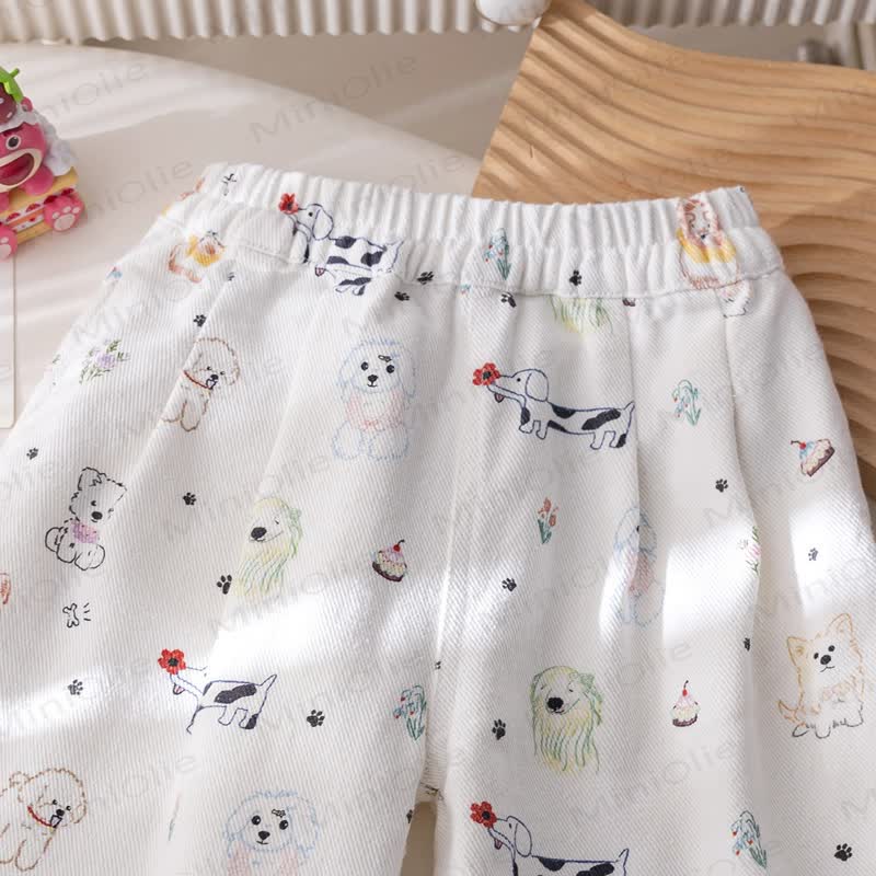 Toddler Whimsical Animal Print Pants - image 3