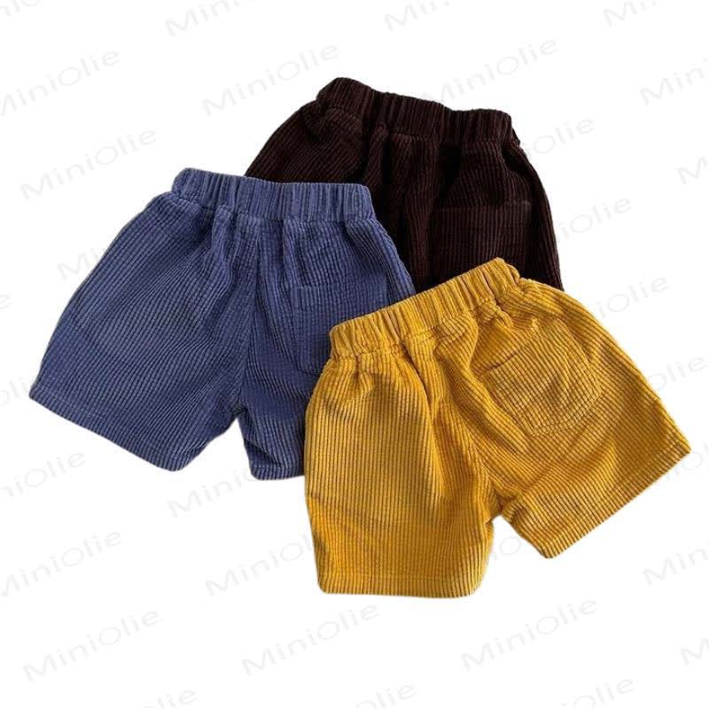 Baby Toddler Kid Corduroy Pockets Shorts - image 2
