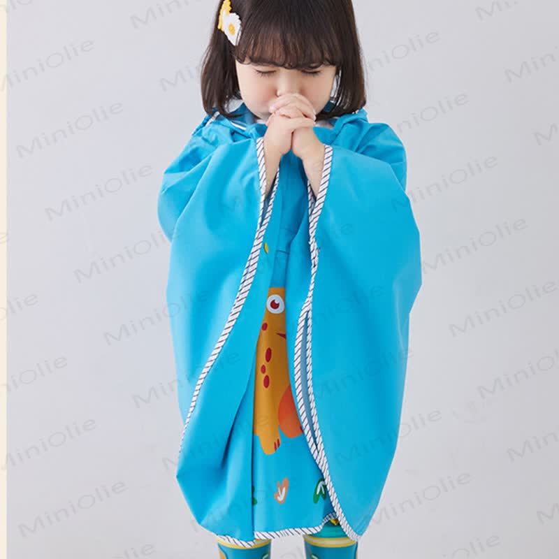 Toddler Dinosaur Hooded Cloak Raincoat - image 40 - image 41