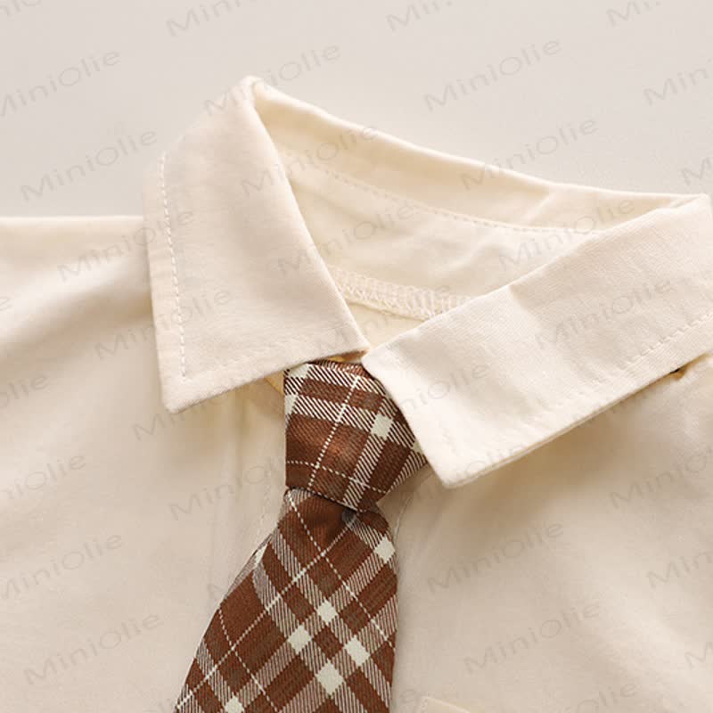 B Baby Toddler Boy Plaid 3-piece Set - image 21