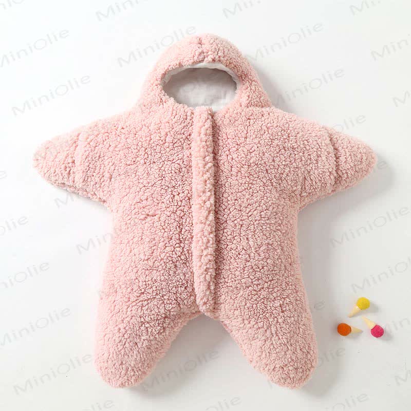 Baby Newborn Starfish Warm Sleeping Bag  - Pink - 0-6M - image 1