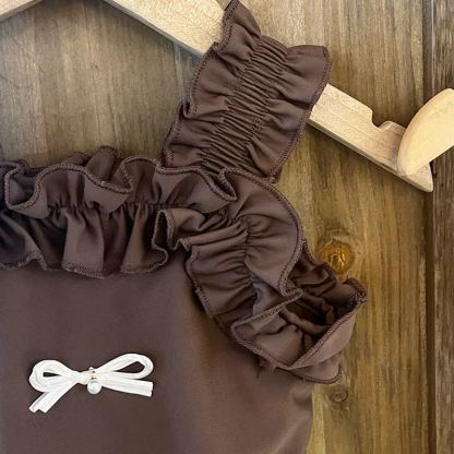 Toddler Girl Ruffle Bow Swimsuit - image 3