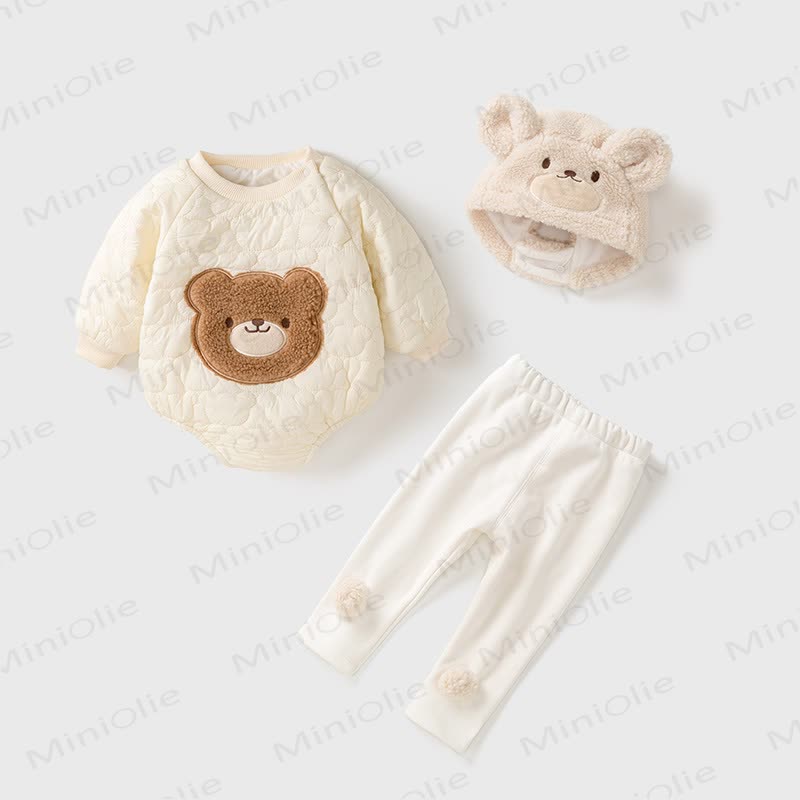 Baby Bear Newborn Fleece 2 Pieces Set - image 3