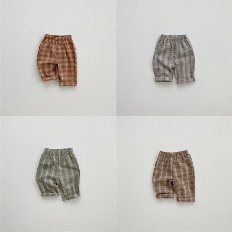 Baby British Style Plaid Pants - image 3