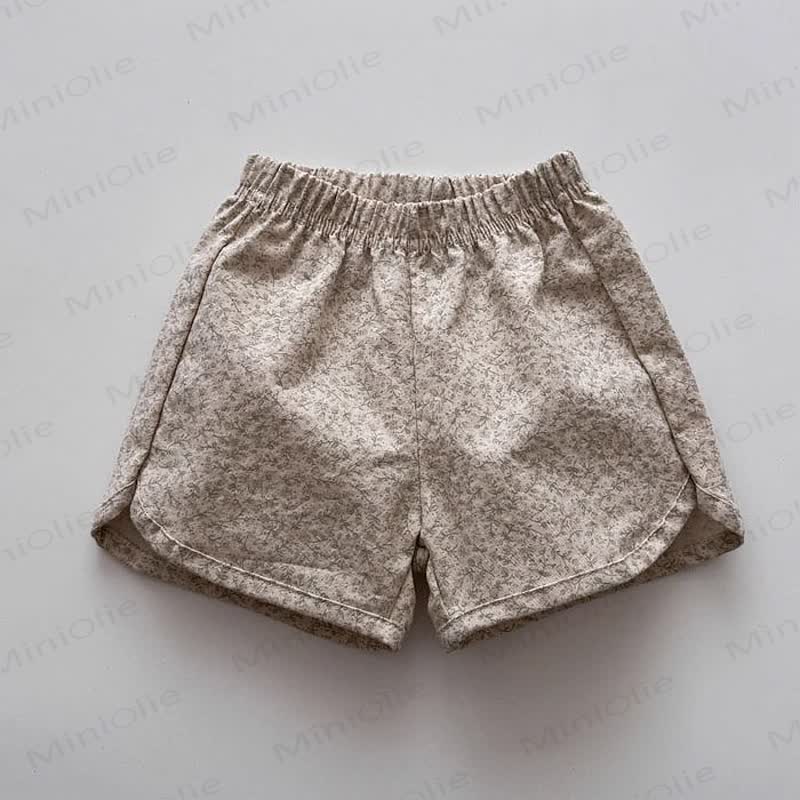 Baby Toddler Bow Plaid Linen Shorts - Flower - 5-7T - image 12