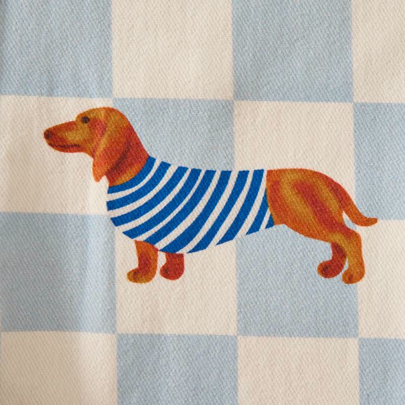 Baby Toddler Dachshund Checkerboard Print Overalls - image 8