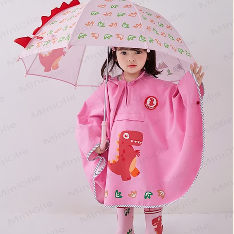 Toddler Dinosaur Hooded Cloak Raincoat - image 29 - image 30