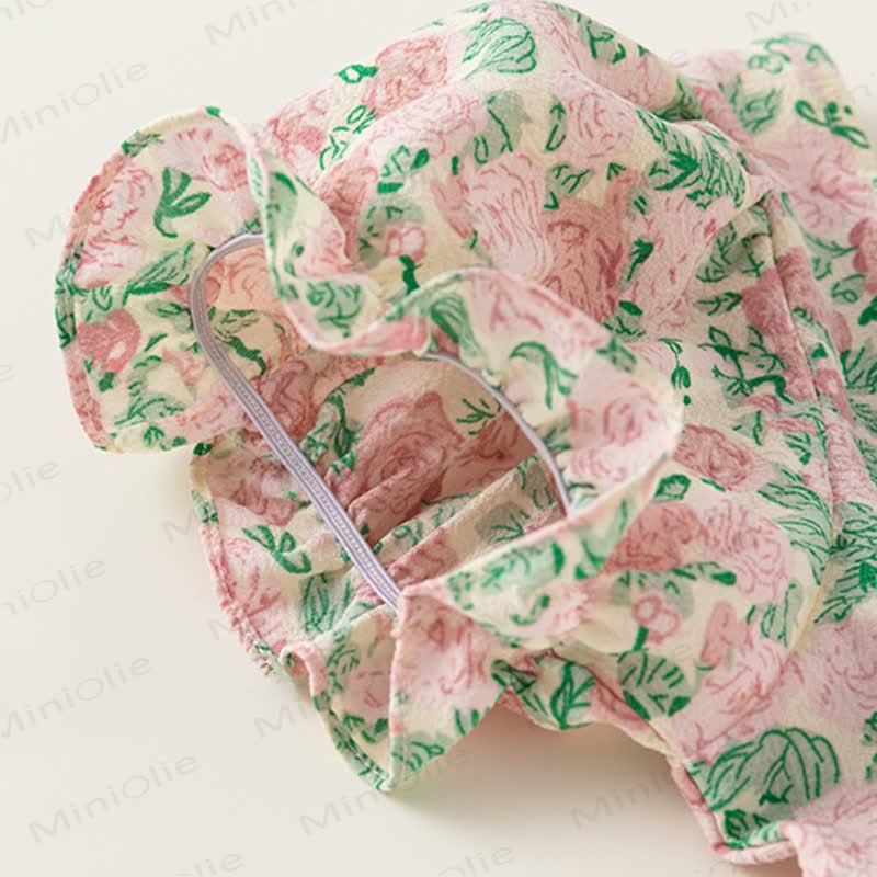 Toddler Puff Sleeve Top and  Wide-Leg Pants Set - image 6