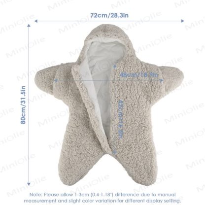 Baby Newborn Starfish Warm Sleeping Bag  - image 14