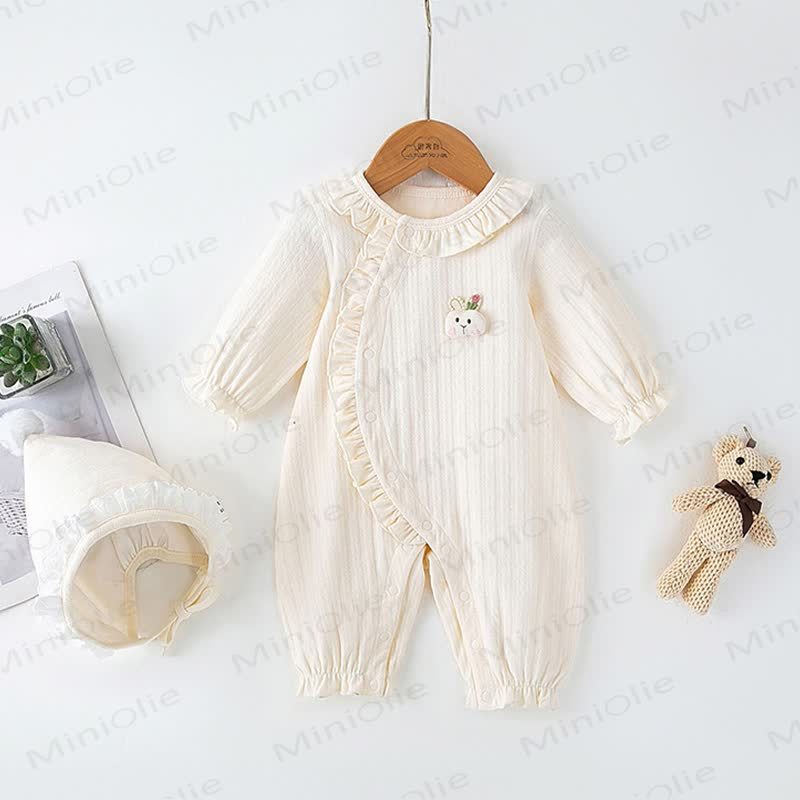 Baby Bunny Romper with Hat - image 4
