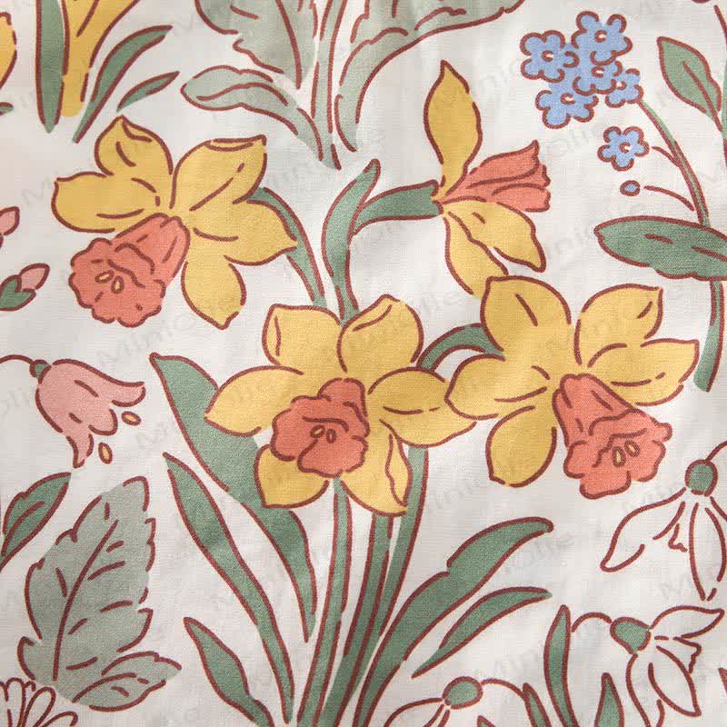 Baby Toddler Spring Flowers Sleeveless 2-piece Set - image 7