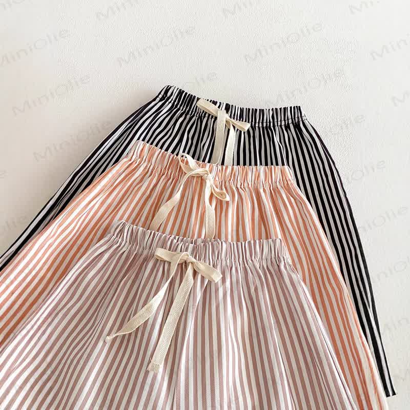 Baby Toddler Striped Bow Pants - image 8