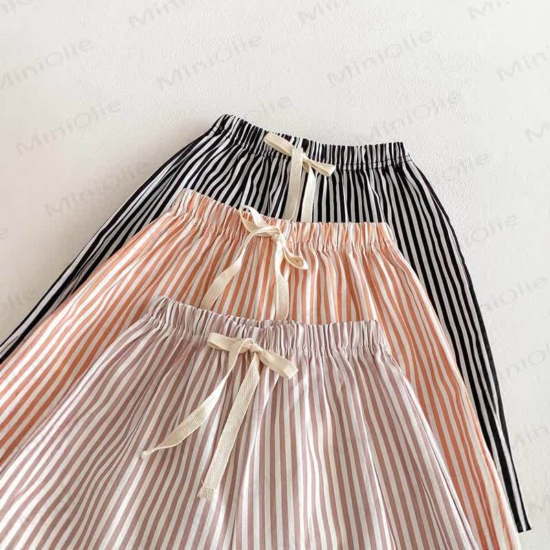 Baby Toddler Striped Bow Pants - image 8