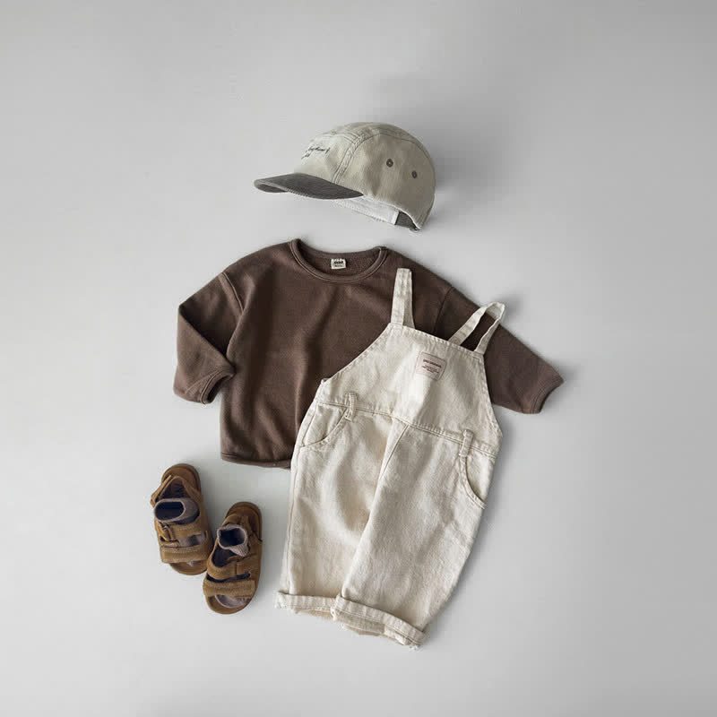 Baby Toddler Solid Color Loose T-Shirt - image 10