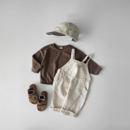 Baby Toddler Solid Color Loose T-Shirt - image 10