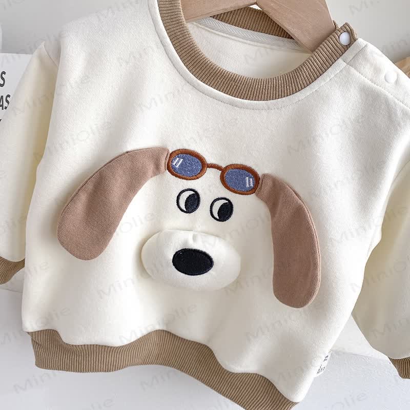 Baby Puppy Sweatshirt and Pants Set - image 5