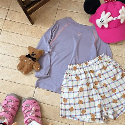Toddler Kid Girls Animal Printed Shorts - White - 14-15T - image 7