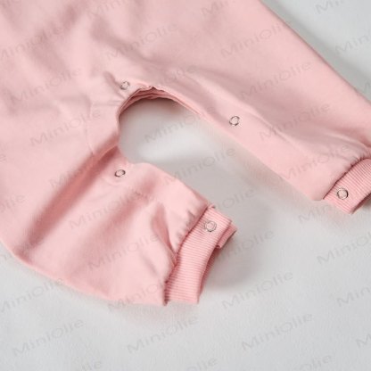 CUTEST CLOVER IN THE PATCH Baby Clover Smiley Pink Romper - image 5