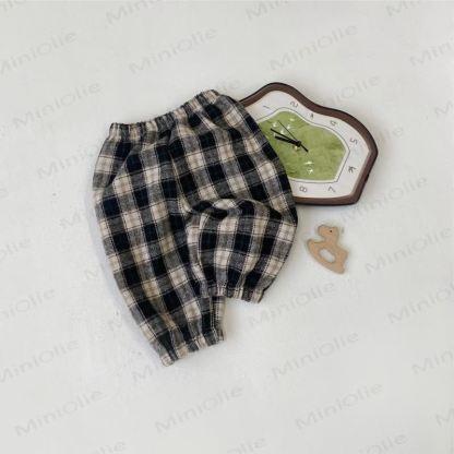 Baby Toddler Plaid Jogger Pants - image 6
