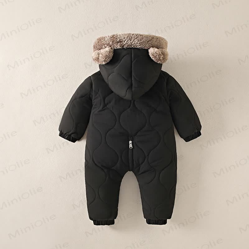 Baby Corduroy Fleece Romper - image 3