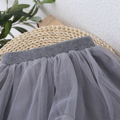 Toddler Girl Skirted Tulle Bow Leggings - image 6