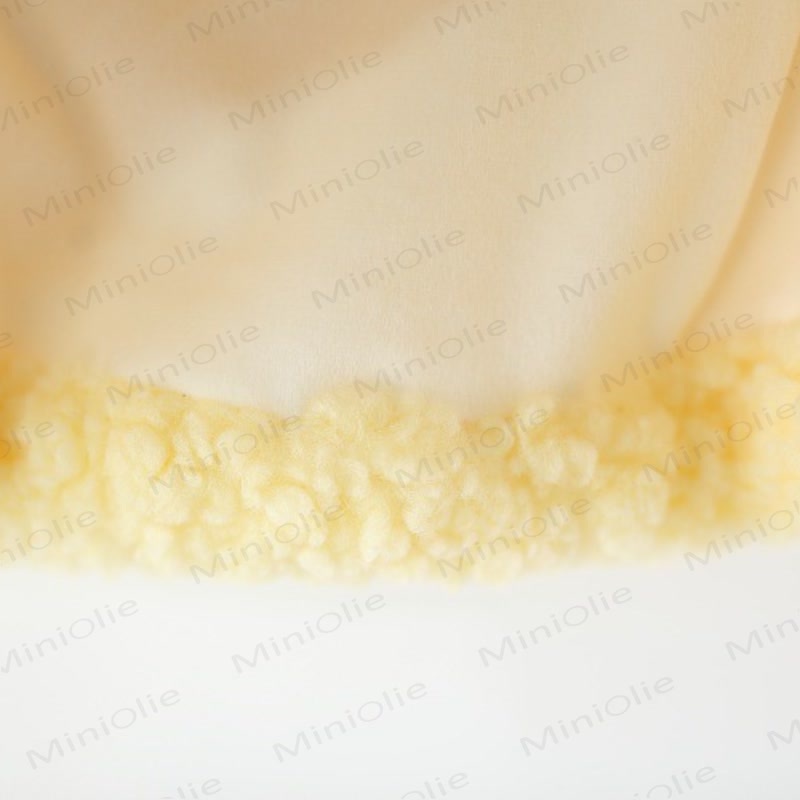 Baby Girl Yellow Duck Fleece Sleeveless Dress - image 7