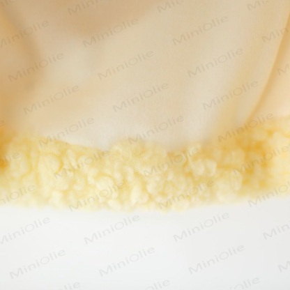 Baby Girl Yellow Duck Fleece Sleeveless Dress - image 7