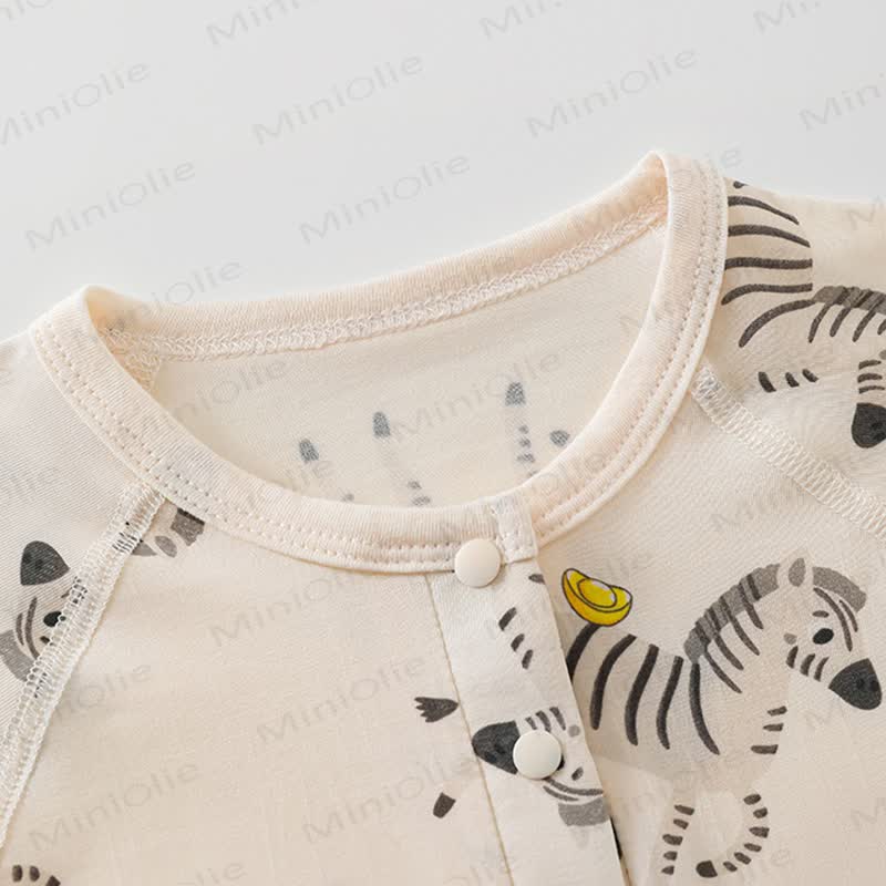 Baby Animal Print Romper - image 8