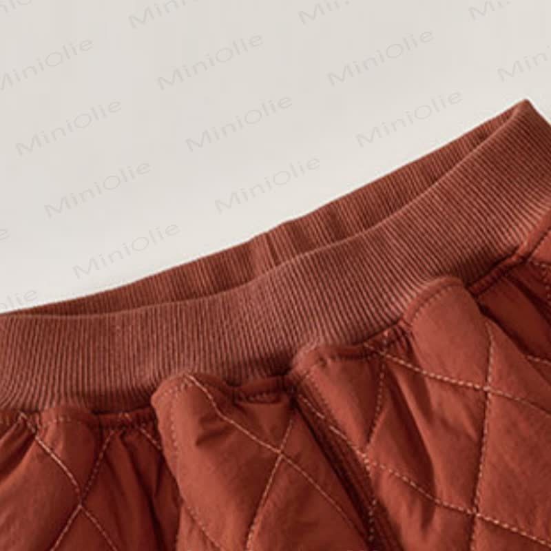 Toddler Warm Quilted Bear Badge Jacket and Pants Set - image 10