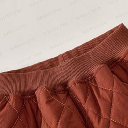 Toddler Warm Quilted Bear Badge Jacket and Pants Set - image 10