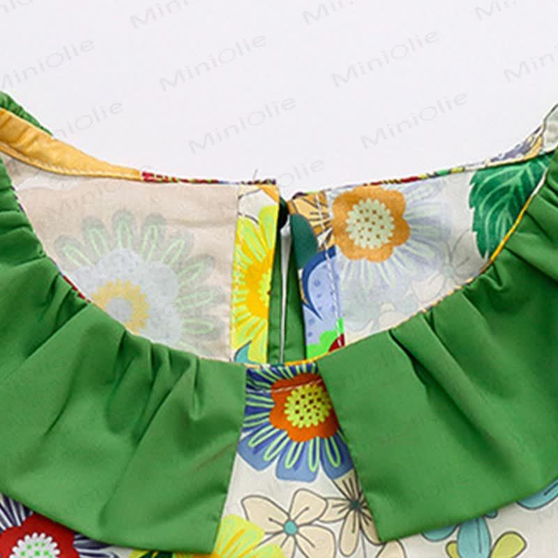 Toddler Girls Cotton Floral Print Sleeveless Dress - image 10