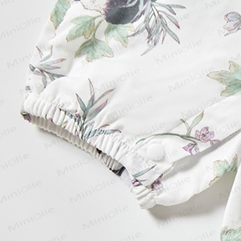 Baby Fruit Print Wrap Romper - image 9