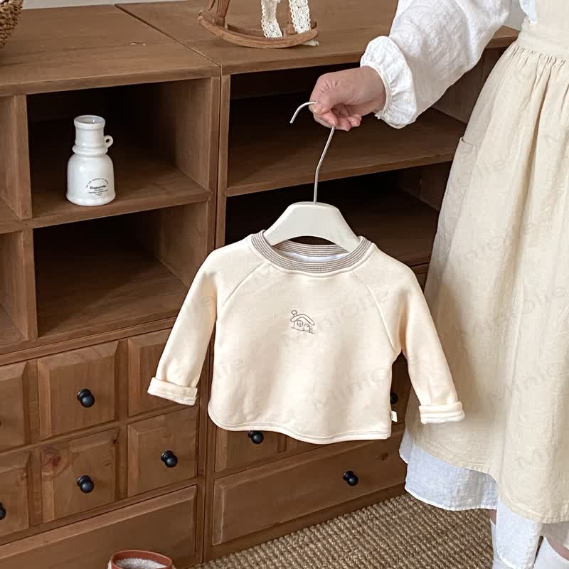 Baby Toddler Boys Embroidered Little House T-shirt - image 5