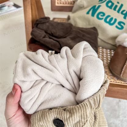 Baby Toddler Girl Cord Fleece Lined Pants - image 8