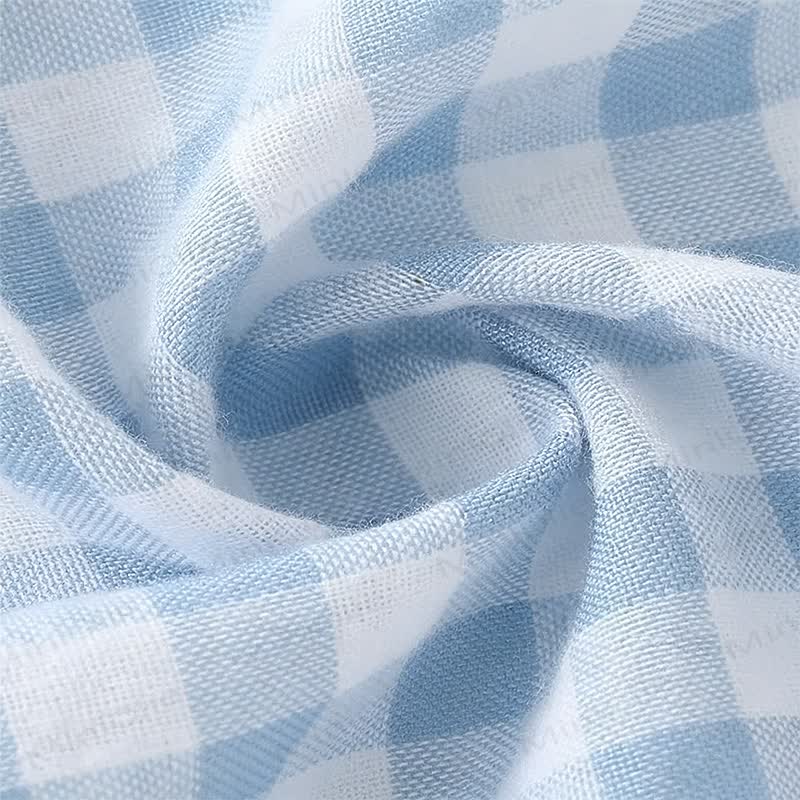 Baby Girls Peter Pan Collar Bunny Gingham Romper - image 6