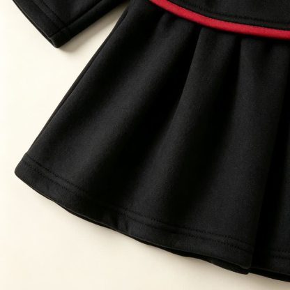 Baby Girl Christmas Cape Doll Collar Outerwear with Hat - image 8