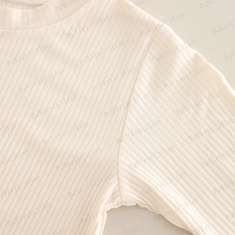 Toddler Girl Rainbow Knit Cardigan and Denim Pants 3-piece Set - image 10