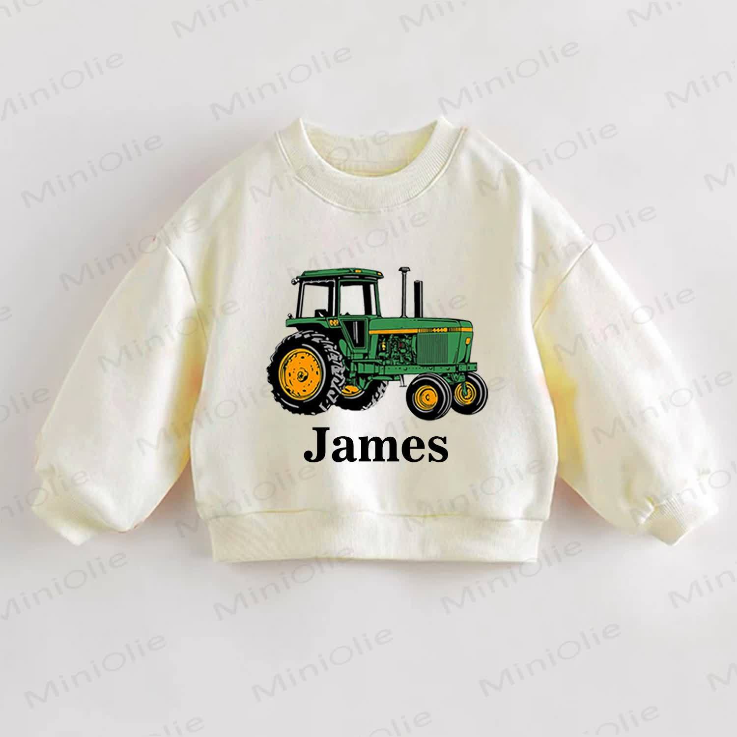 Personalized Retro Vehicle Name Customization Baby Sweatshirt - image 1