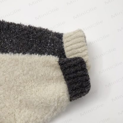 Kid Round Neck Pullover Knit Sweater - image 8