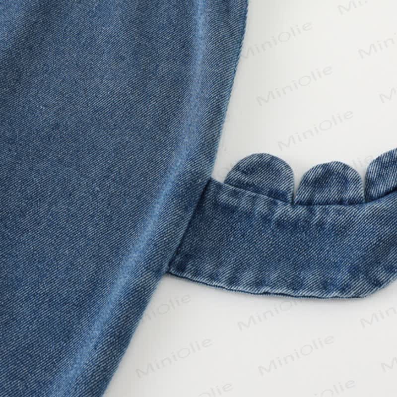Baby Toddler Blue Striped Tee and Denim Overalls 2-piece Set - image 7