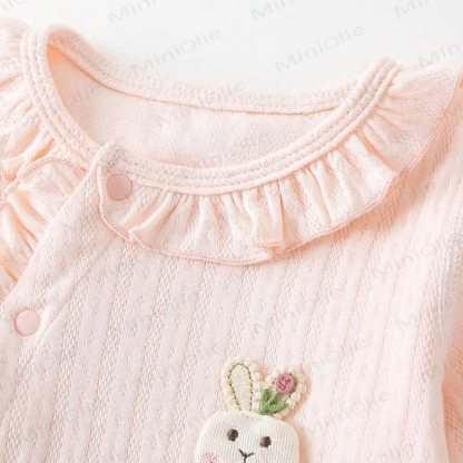 Baby Bunny Romper with Hat - image 9