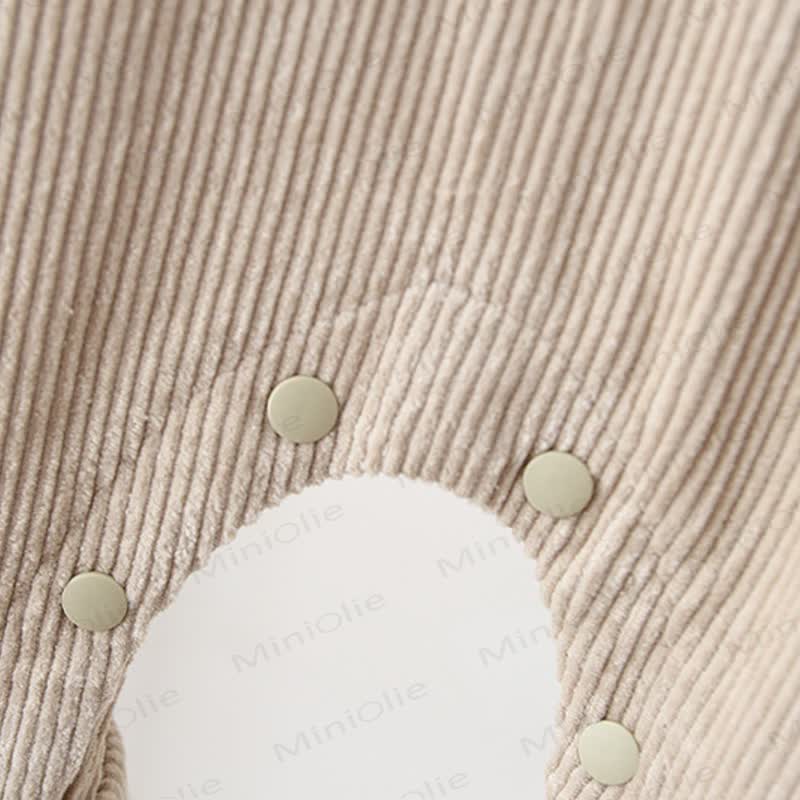 Baby Toddler Animal Corduroy Fleece Lined Overalls - image 13