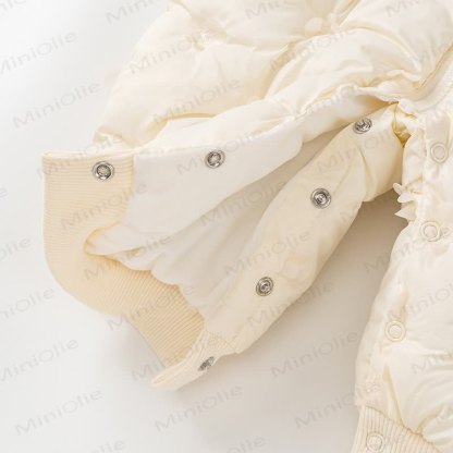 Baby Girl Bunny Fleece Cute Romper - image 3