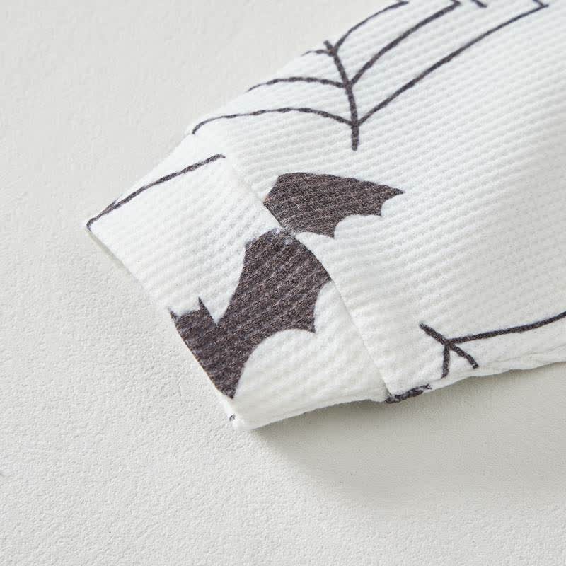 Baby Bat Spider Web Print Waffle 2-piece Set - image 5