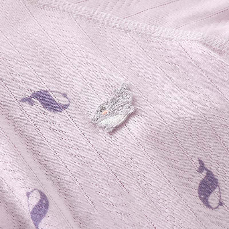 Baby Organic Cotton Wrap Short Sleeve Romper - image 7