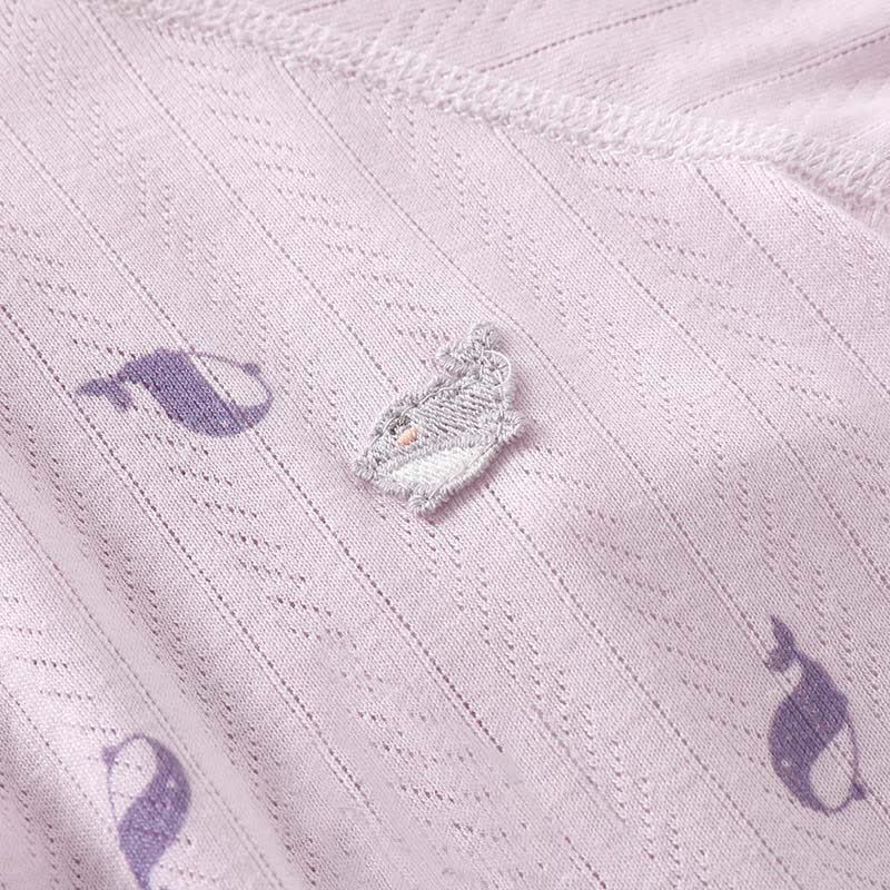 Baby Organic Cotton Wrap Short Sleeve Romper - image 7