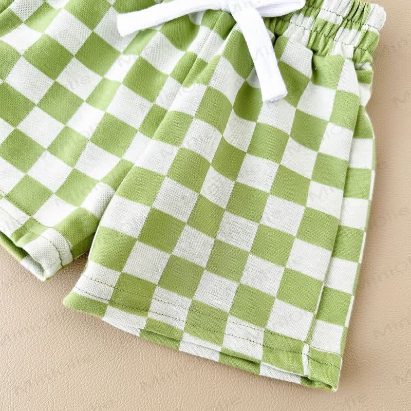 Baby 2-Piece Soft Checkerboard Sweatsuit Set - image 9