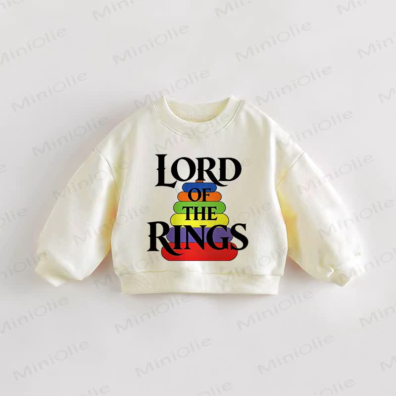 LORD OR THE RINGS Baby Toddler Sweatshirt - Cream - 3-5T - image 1